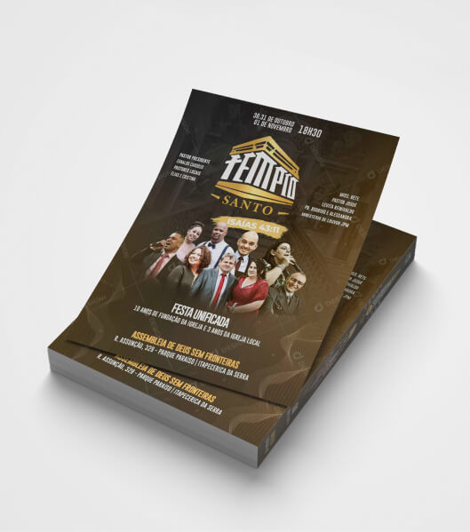 Diseño para folleto flyers